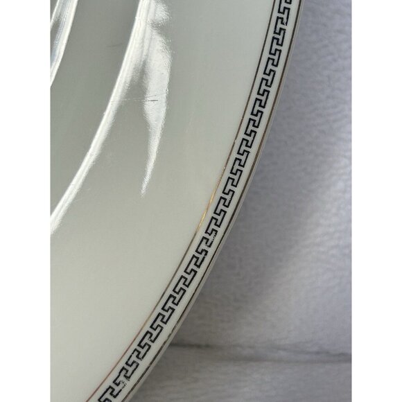 TK Thun Platter Large 16 1/8”L x 11 1/4”W Greek Key  Czechoslovakia VGUC - Picture 9 of 16